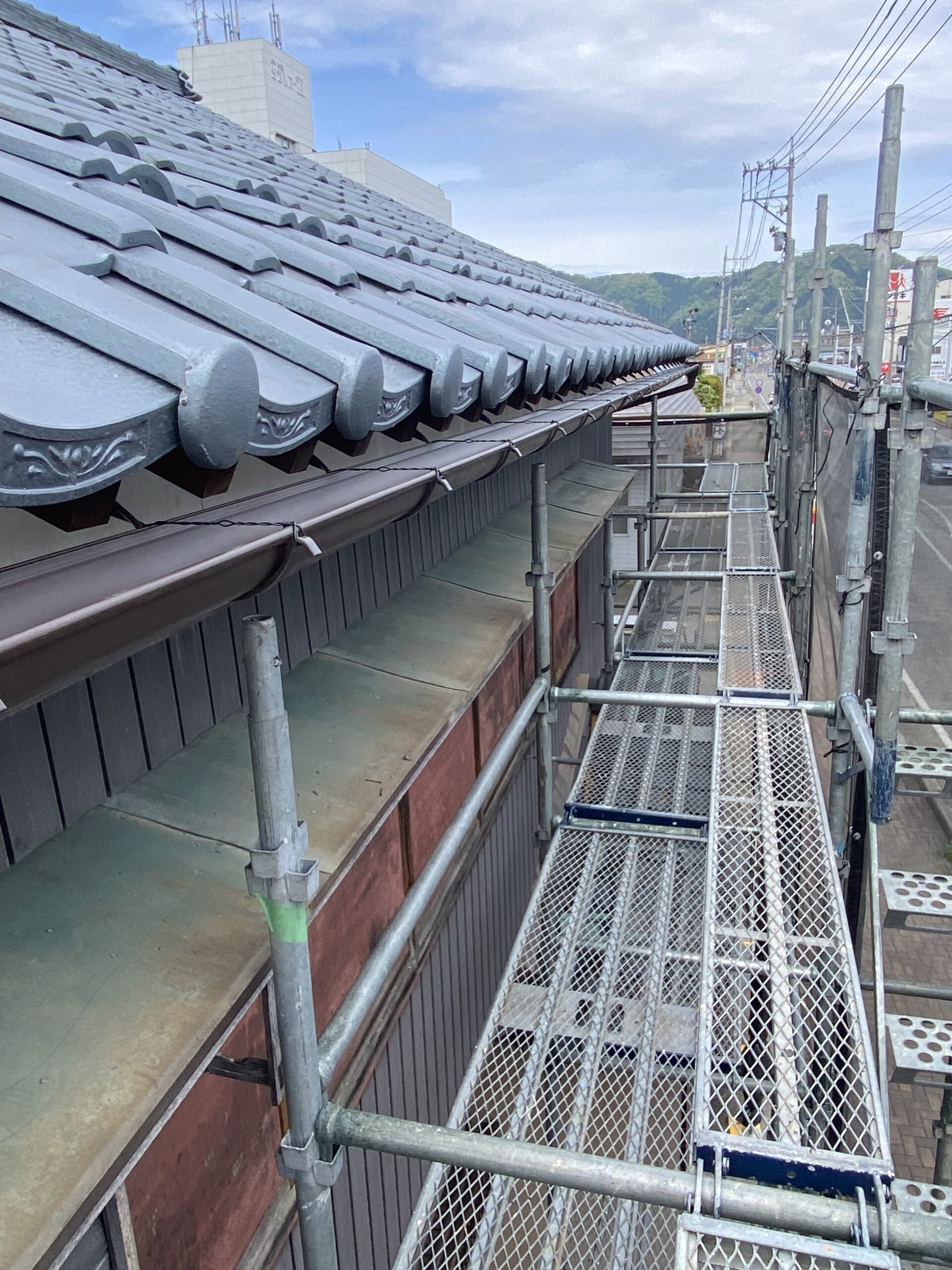 福井県大野市月見町屋根折れ修繕工事（雪害）